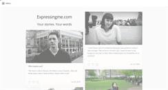 Desktop Screenshot of expressingme.com