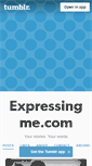 Mobile Screenshot of expressingme.com
